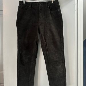 Banana Republic High-Rise Slim Corduroy Sheltered Earth Green Size 10/30 P